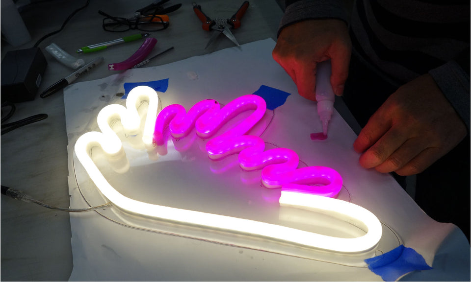 LED Neon Sign Fabrication in Los Angeles Factory