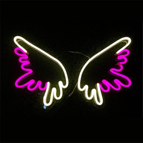 Angel Wings LED Neon Signs by Yellowneon.com