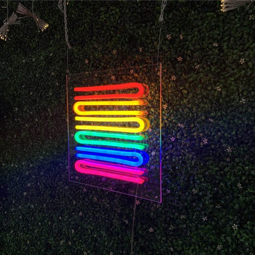 PRIDE FLAG LED NEON SIGN by Yellowneon.com